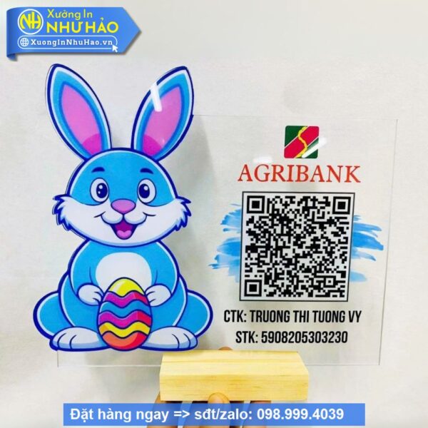 bảng mã qr để bàn