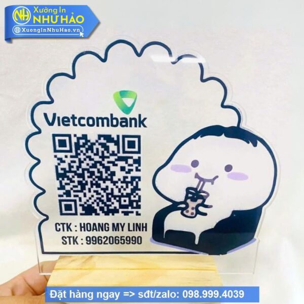 bảng mã qr để bàn