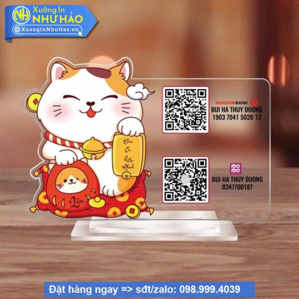 bảng mã qr để bàn