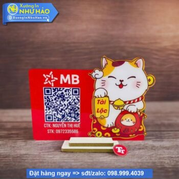 bảng mã qr để bàn