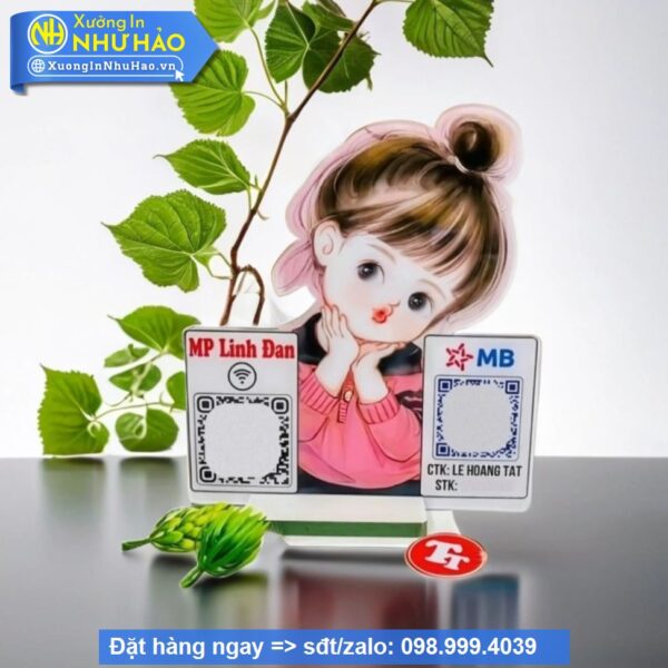 bảng mã qr để bàn