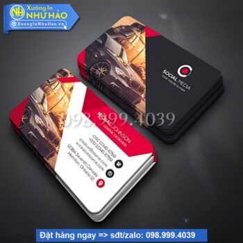 card visit xe dịch vụ