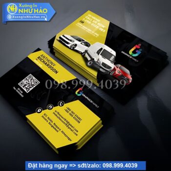 card visit xe dịch vụ