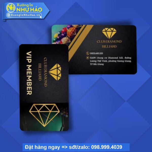làm card visit nhựa PVC