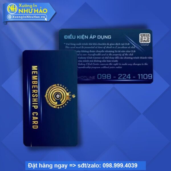 làm card visit nhựa PVC
