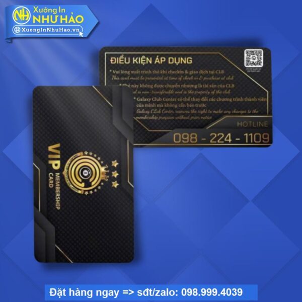làm card visit nhựa PVC