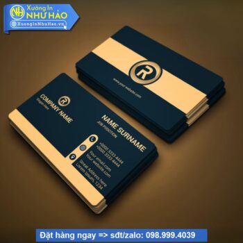 làm card visit nhựa PVC
