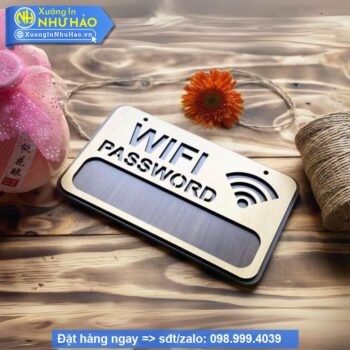 Bảng Gỗ Decor Trang Trí Treo Tường , Cửa, Wc