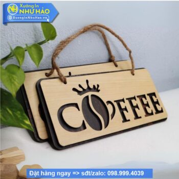 Bảng Gỗ Decor Trang Trí Treo Tường , Cửa, Wc