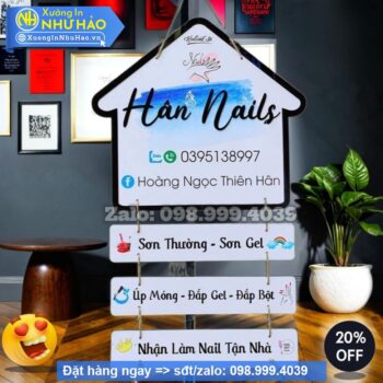 Bảng Hiệu Treo Tên Shop