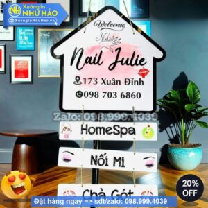 Bảng Hiệu Treo Tên Shop