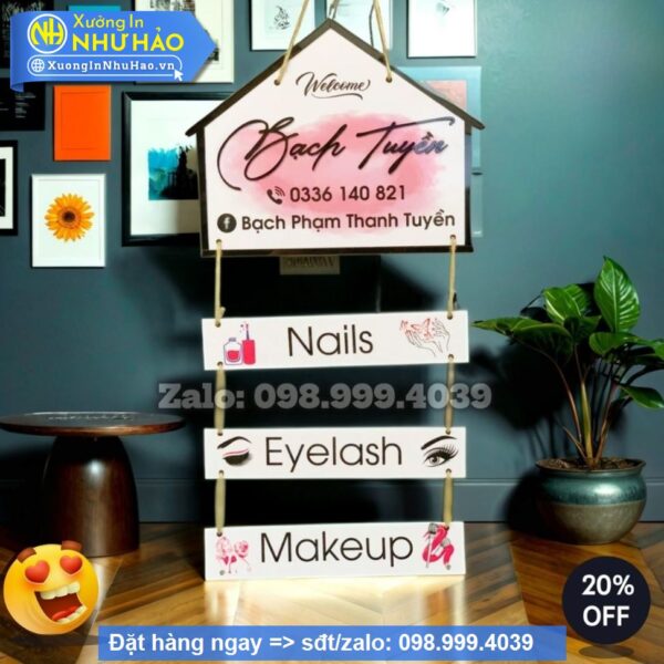 Bảng Hiệu Treo Tên Shop