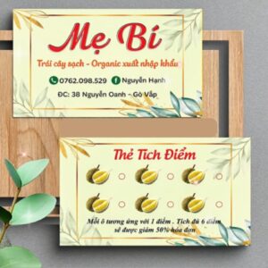 In Thẻ Tích Điểm Giá Rẻ
