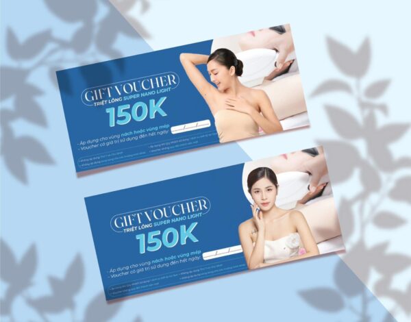 In voucher - thẻ liệu trình giá rẽ