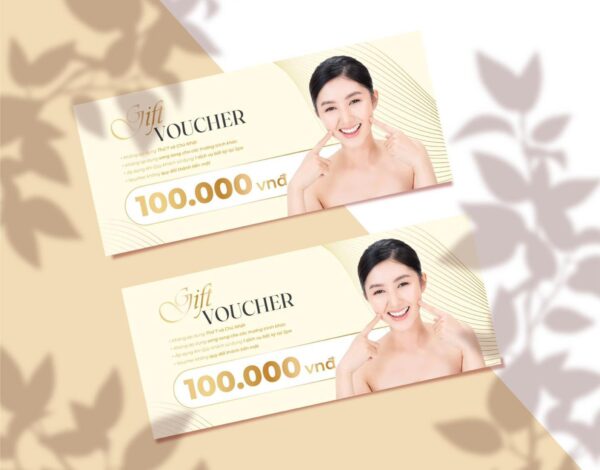 In voucher - thẻ liệu trình giá rẽ