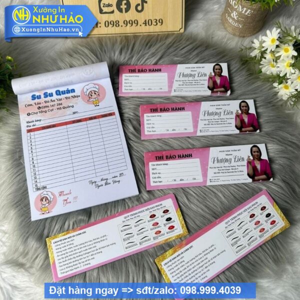 In Thẻ Liệu Trình Theo Yêu Cầu: Giải Pháp Marketing Hiệu Quả Cho Spa - Hình ảnh 3