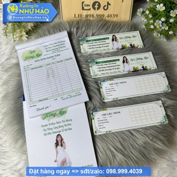In Thẻ Liệu Trình Theo Yêu Cầu: Giải Pháp Marketing Hiệu Quả Cho Spa - Hình ảnh 7