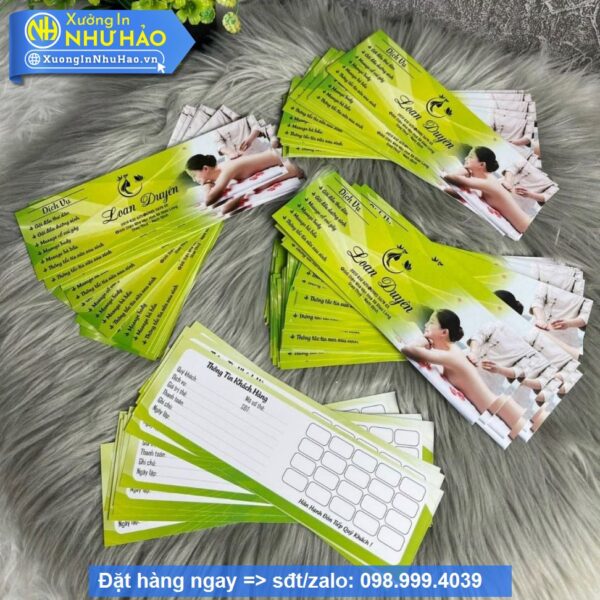 In Thẻ Liệu Trình Theo Yêu Cầu: Giải Pháp Marketing Hiệu Quả Cho Spa - Hình ảnh 2