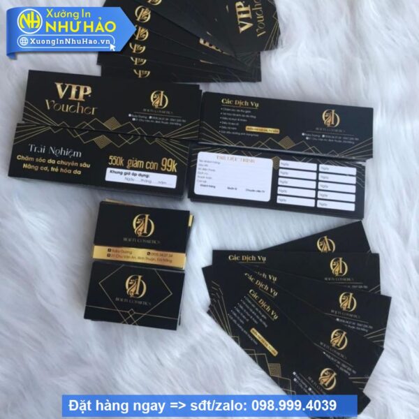 In Thẻ Liệu Trình Spa Chuyên Nghiệp: Giải Pháp Marketing Hiệu Quả Cho Spa - Hình ảnh 2