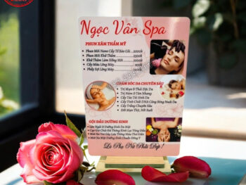 In Menu - bảng giá dịch vụ spa - Naill