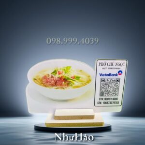 Bảng mã qr code để bàn bằng mica