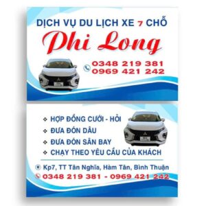 Danh thiếp xe dịch vụ