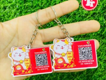 Móc Khóa Mã QR - In Theo Yêu Cầu