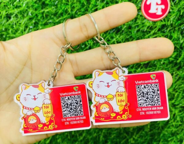 Móc Khóa Mã QR - In Theo Yêu Cầu