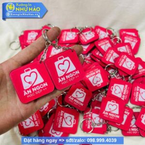 móc khóa mica quà tặng