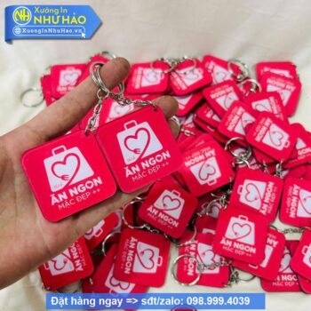 móc khóa mica quà tặng