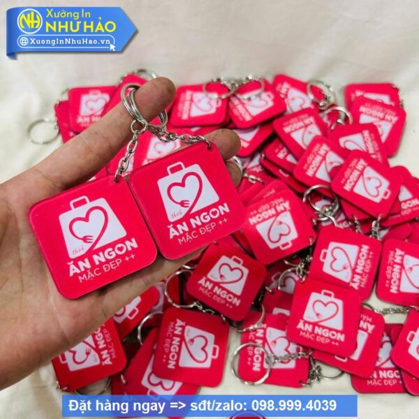móc khóa mica quà tặng
