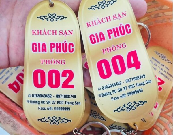 Xưởng In Móc Khóa Số Phòng Khách Sạn, Nhà Nghỉ - Hình ảnh 2