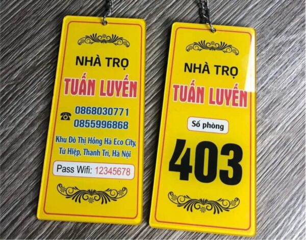 Xưởng In Móc Khóa Số Phòng Khách Sạn, Nhà Nghỉ - Hình ảnh 6