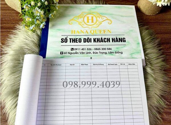 sổ theo dõi khách hàng