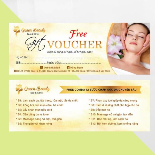 In Voucher Spa Giá Rẻ