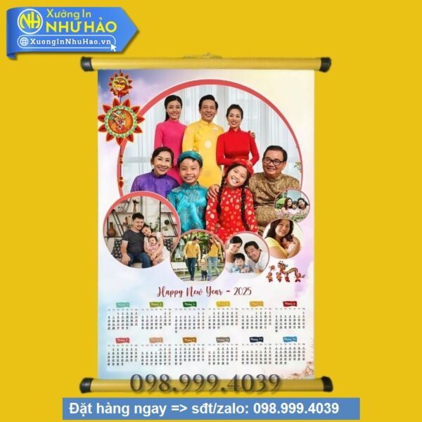 In Lịch Treo Tường 2025