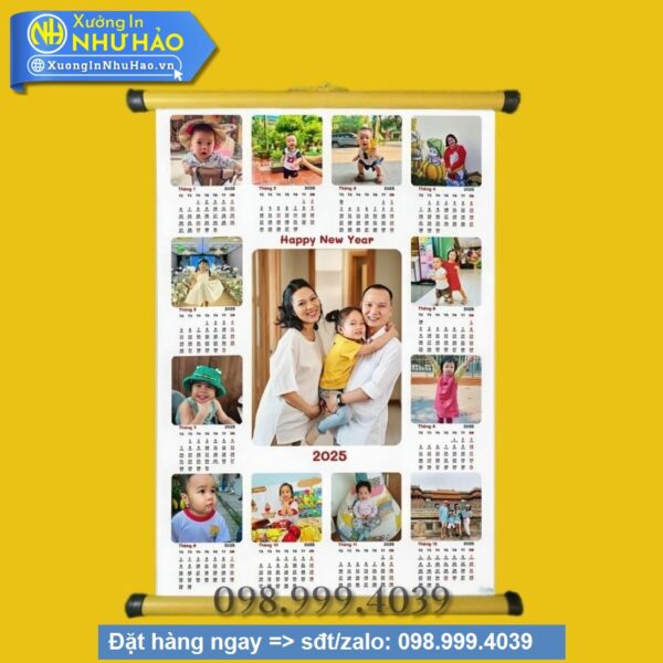 In Lịch Treo Tường 2025