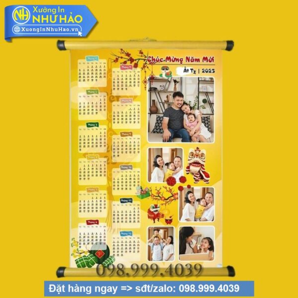 In Lịch Treo Tường 2025