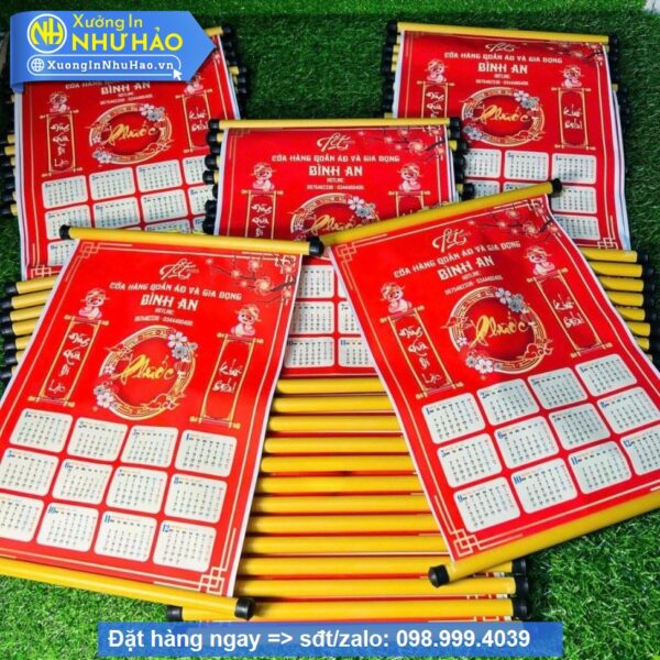 In Lịch Treo Tường Thiết Kế Theo Yêu Cầu