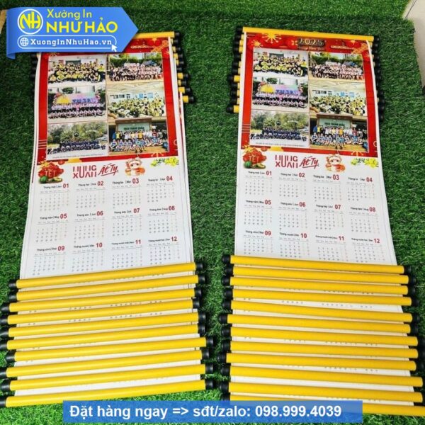 In Lịch Treo Tường Thiết Kế Theo Yêu Cầu