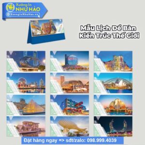 Lịch Để Bàn Chữ A – Quà Tặng Doanh Nghiệp, Cá Nhân
