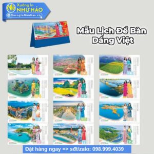 Lịch Để Bàn Chữ A – Quà Tặng Doanh Nghiệp, Cá Nhân
