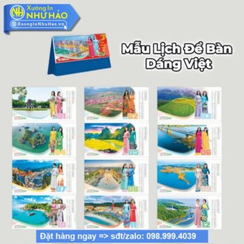 Lịch Để Bàn Chữ A – Quà Tặng Doanh Nghiệp, Cá Nhân