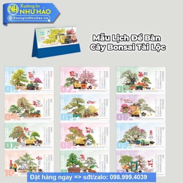 Lịch Để Bàn Chữ A – Quà Tặng Doanh Nghiệp, Cá Nhân