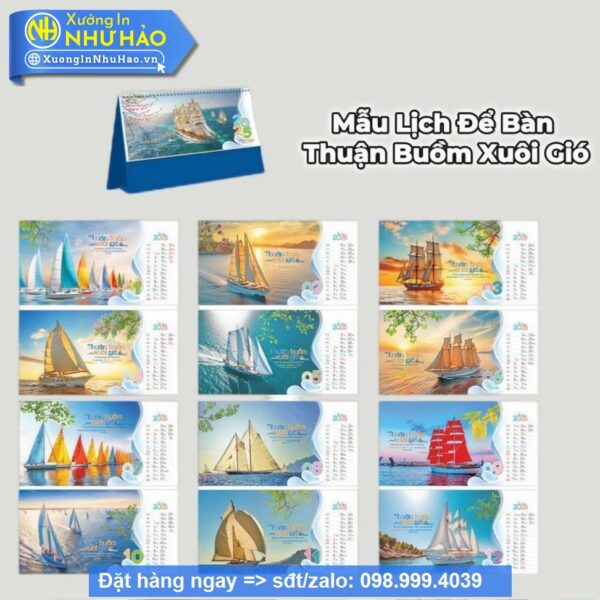 Lịch Để Bàn Chữ A – Quà Tặng Doanh Nghiệp, Cá Nhân