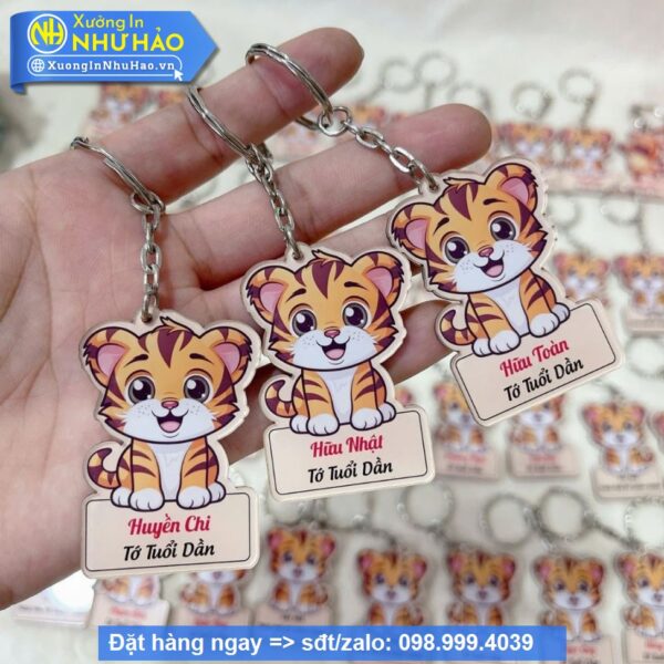 Móc Khóa Mica Giá Rẻ Theo Yêu Cầu In Logo – Ưu Đãi Lớn Tại Xưởng In Như Hảo - Hình ảnh 4