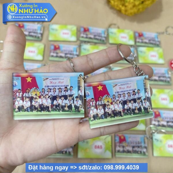 Móc Khóa Mica Giá Rẻ Theo Yêu Cầu In Logo – Ưu Đãi Lớn Tại Xưởng In Như Hảo - Hình ảnh 2