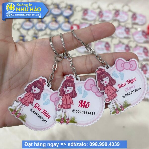 Móc Khóa Mica Giá Rẻ Theo Yêu Cầu In Logo – Ưu Đãi Lớn Tại Xưởng In Như Hảo - Hình ảnh 8