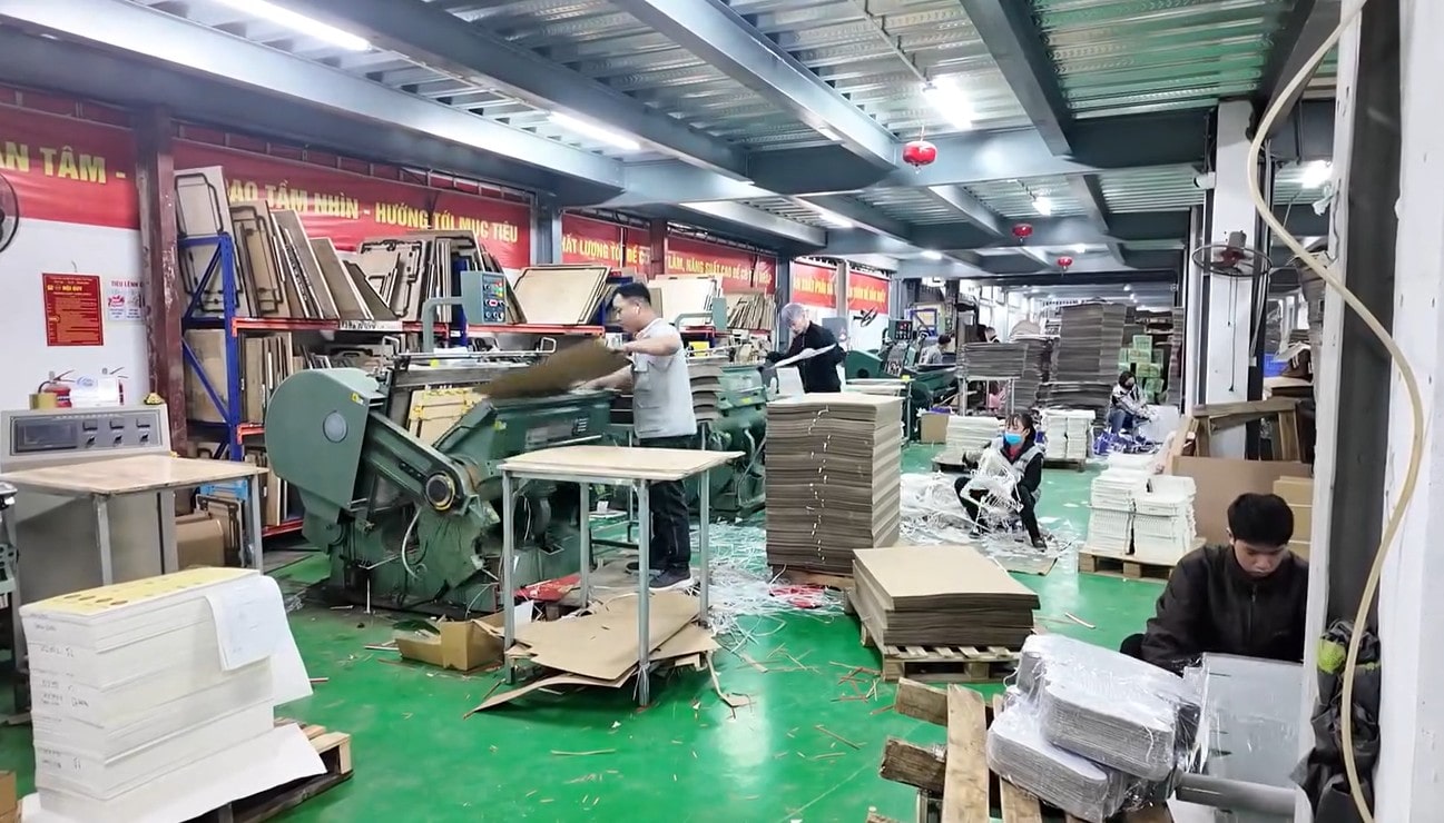 Không gian sản xuất tại Xưởng In Như Hảo