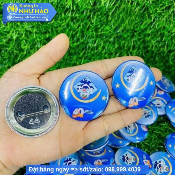 Huy Hiệu Cài Áo Kim Loại